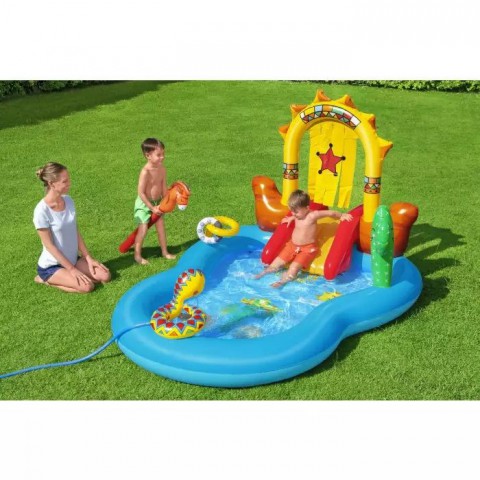 Bestway Vahşi Batı Oyun Havuzu + Mini El Pompası 30 Cm Hediyeli
