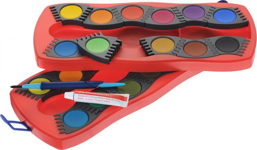 Faber-Castell Değiştirilebilir Tablet Sulu boya 24 Renk