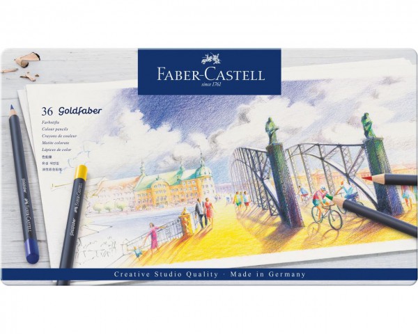 Faber Castell Goldfaber Boya Kalemi 36'lı Kuru Boya