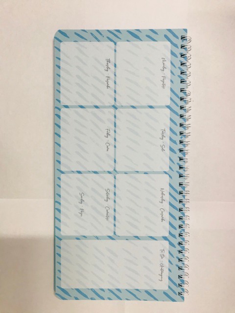 Gıpta Plan The Week Spiralli Haftalık Planlayıcı Mavi