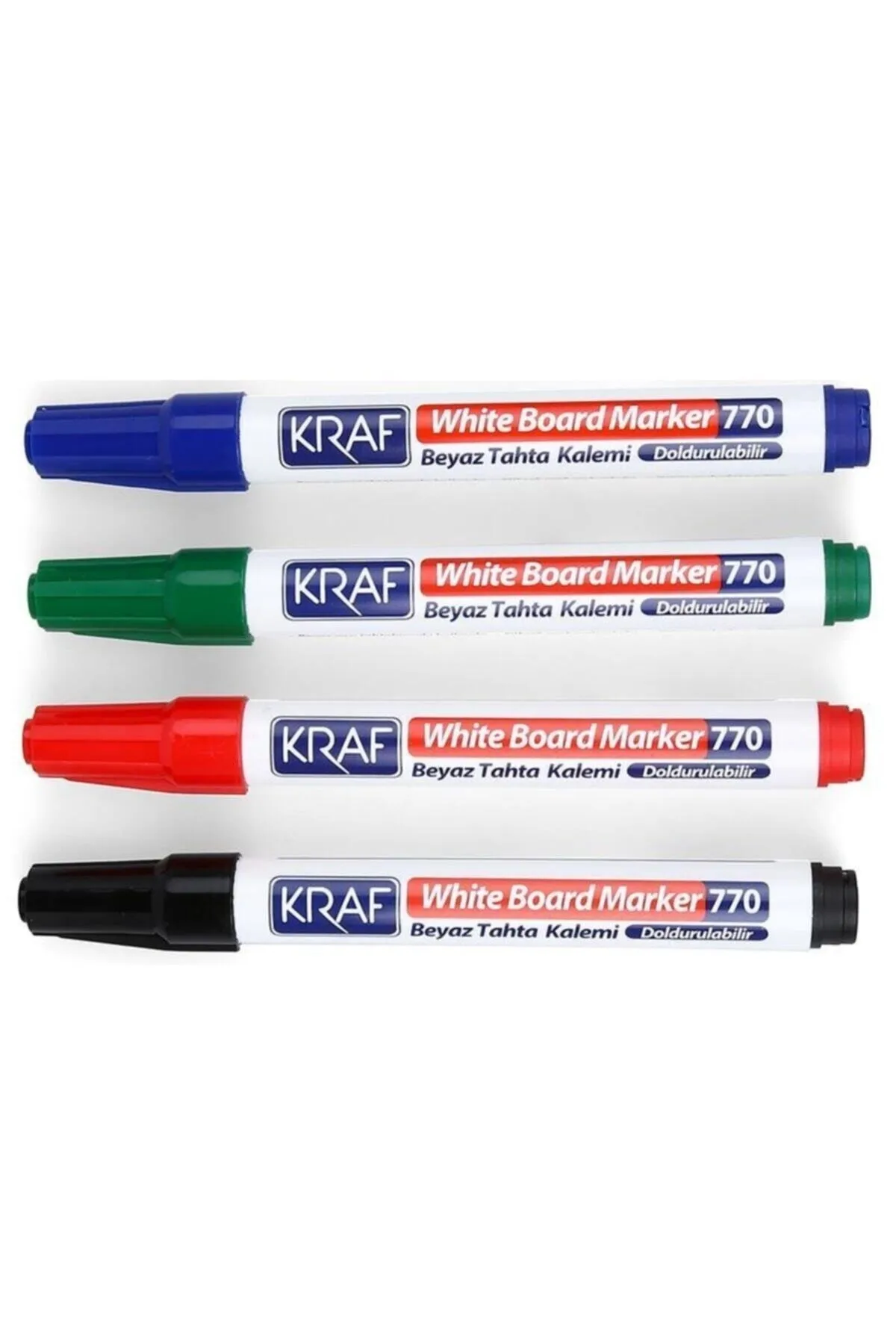 KRAF Beyaz Tahta Kalemi Doldurulabilir 770-4 4lü