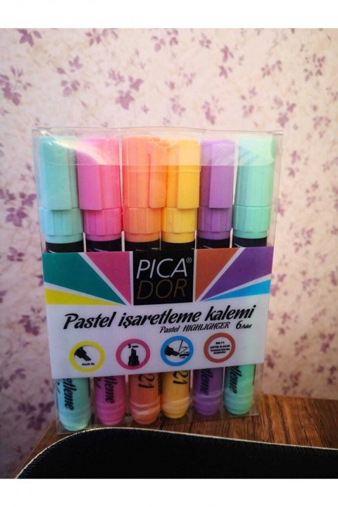 Picador Pastel Işaretleme Kalemi 6 Renk