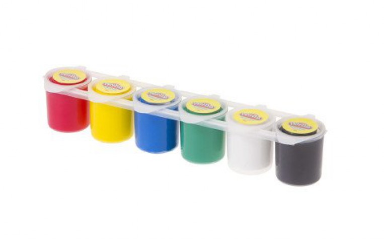 Play-Doh Parmak Boyası 6 Renk Birleşik 30ml