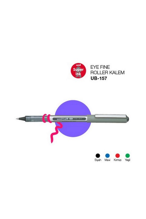 Uni Eye Fine 0.7 Roller Kalem - Yeşil