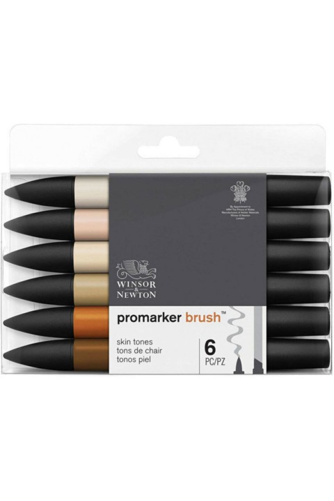 Winsor Newton Promarker Brush Marker 6lı Skin Tones