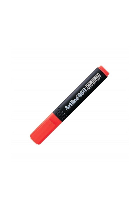 artline 660 Fosforlu Kalem Kesik Uç:1,0-4,0mm F.Kırmızı LV-A-EK-660 F.RED