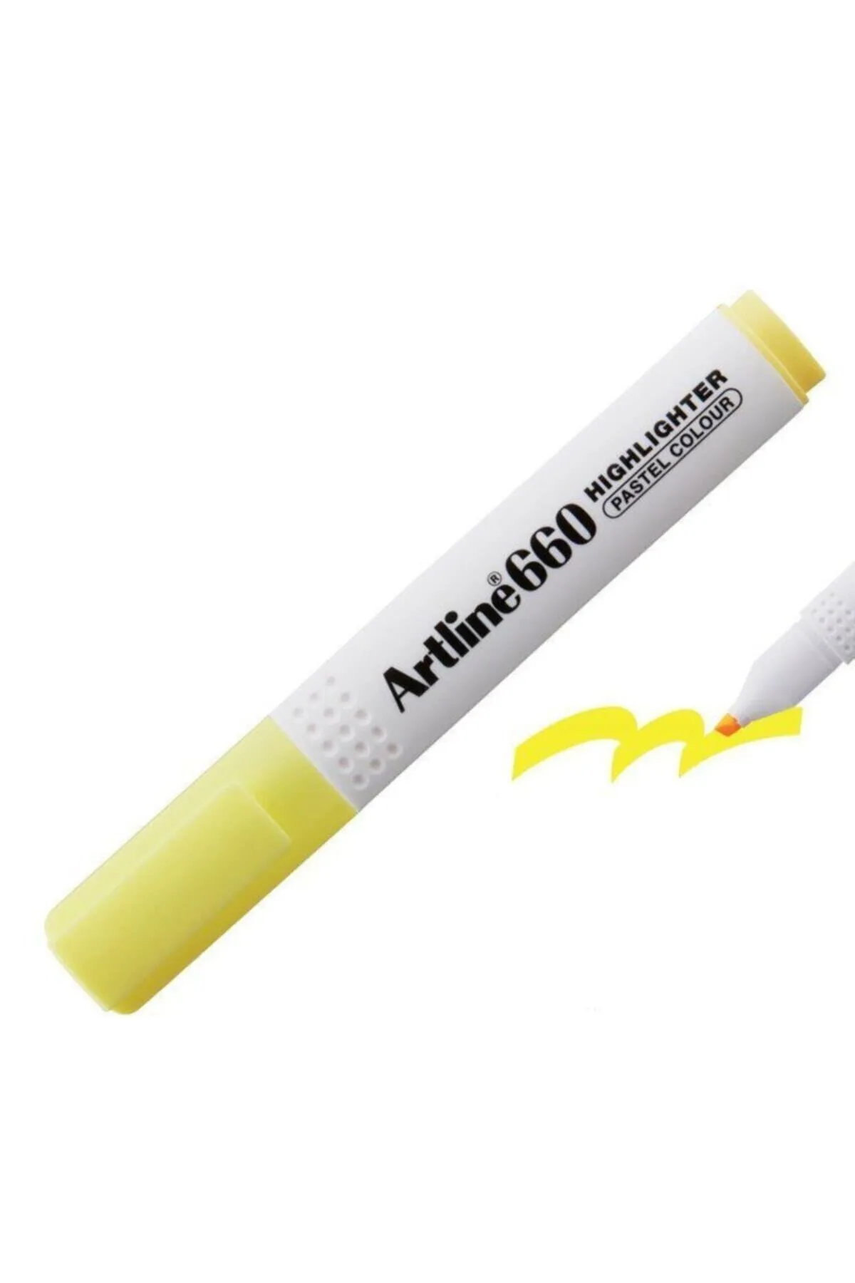 artline 660 Fosforlu Kalem Pastel Sarı