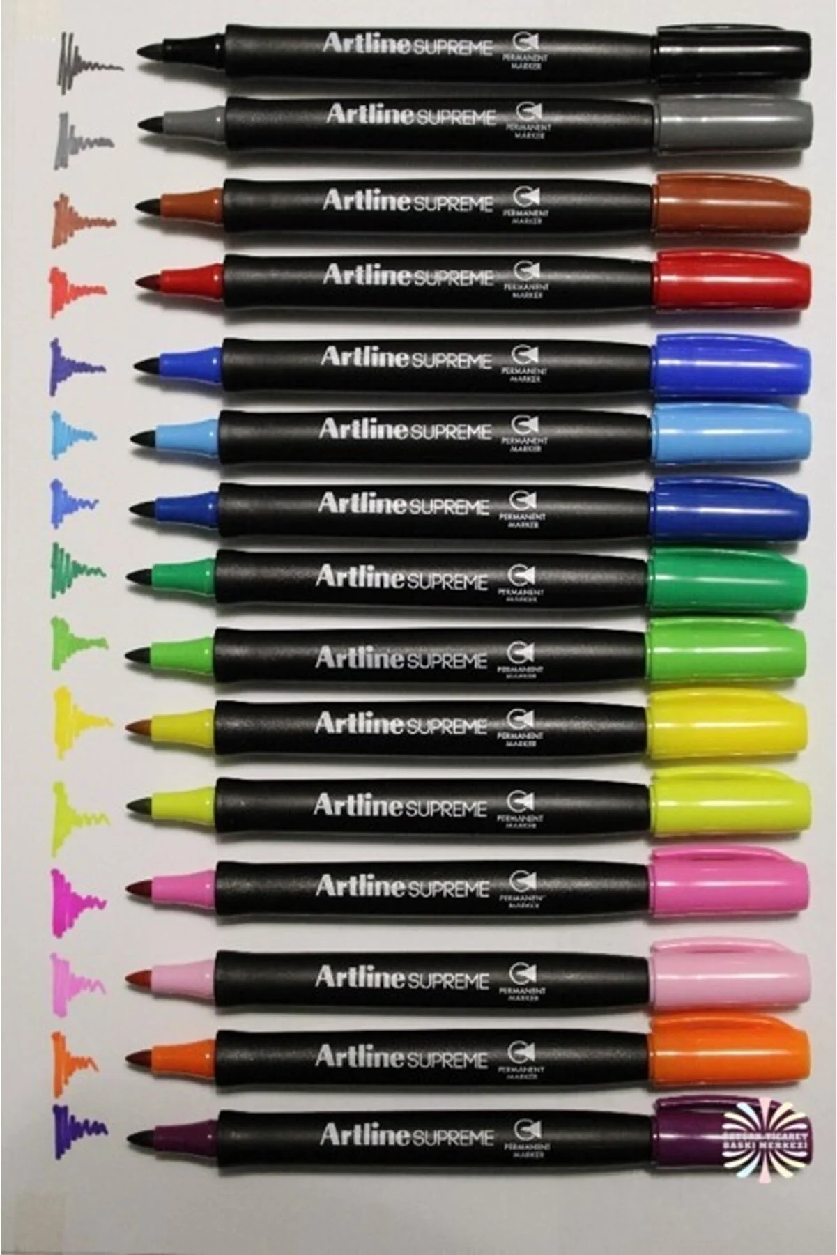 artline Supreme Permanent Marker/ Kalıcı Markör 15 Renk 50760